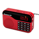 Newmine N63 radio portable player for the elderly, rechargeable radio, walkman, semiconductor listening song, small mini opera storytelling, multi-function red