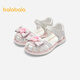 Balabala children's shoes children's sandals girls' shoes summer princess shoes new beach shoes non-slip sweet and exquisite fantasy pink 60301 size 33