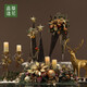 Jinghua Flowers Jinghua роскошный рождественский настольный настольный дисплей украшения рождественская витрина окна окружающий обеденный стол цветок 45 см рождественский стол цветок-2677 zb model
