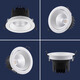 Lámpara de techo empotrada de mazorca empotrada menos LED LED Potencia alta 1502 1503 1504 1506 1507 1503-9W Apertura 7.5 cm White White 4000K