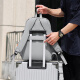 Bonaling backpack for men's large capacity waterproof backpack casual trendy sports computer bag usb charging outdoor travel bag backpack [gray]