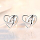 Crystal earrings for women 2025 new one-week earrings silver needle birthday gift for girls to give to their girlfriends niche light luxury high-end T130 elegant five pairs of earrings gift box set