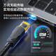 安普康AMPCOM万兆七八类网络跳线CAT7电竞无氧铜S/FTP双屏蔽CAT8工业超柔电脑网络跳线 【超柔】八类万兆双屏蔽 黑色 1.5米