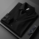
PRIDEME light luxury autumn thin Cuban collar white shirt men's long sleeves slim commuting business casual Italian men's shirt BNS6636-white 3XL [Weight recommendation: 160-170Jin [Jin equals 0.5 kg]]