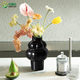 
Lumke vase glass vase hydroponic container study internet celebrity ornament decoration modern simple light luxury black 6996