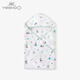 Ying's new baby quilt pure cotton gauze large bag 2022 new spring and summer swaddle clothes white background print YEBAJ12012A 90*90CM