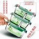 
Creation heat-resistant glass fresh-keeping box, microwave oven special lunch box office worker student brings rice sealed bowl partition lunch box Xinghailan three-dimension 1050+ round 480+ tableware