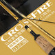 达亿瓦（DAIWA） 21新 款CROSSFIRE CFF 路亚竿 泛用远投碳素鱼竿 2.03m 682MLB枪柄中软调2.03米