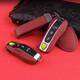 Bordeaux красная кожаная кожа Porsche Key Shell Cayenne Macan911 Paramela 718/Taycan Car Cover Ape A Bordeaux Red [ABS Material] Set Set