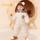 Balabala baby jumpsuit baby down jacket 2023 bodysuit splicing autumn and winter velvet Balabala baby jumpsuit baby down jacket 2023 bodysuit splicing autumn and winter velvet