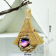 Tidal Bird's Nest Decorative Simulated Grass Woven Grass Nest Handmade Outdoor Bird House Outdoor Pendant Coconut Shell Bird's Nest Swallow Thatched House