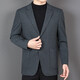 Pierre Cardin high-end wool suit men's jacket autumn and winter new men's business casual small suit men's non-iron single suit men's 2862 style - dark gray 50 175 yards - suitable for weight 125-140 Jin Jin equals 0.5 kg