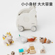 Babyviva Children's Hand-Push Storage Cart Simulation Play House Toy Storage Baby Cart Cart Cart Supermarché d'anniversaire Cadeau