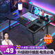 Quanpinwu Bed Computer Desk Bed Table Large Foldable Table Bed Dormitory Study Table Home Small Table Knight Black 70*48*28cm Default 1