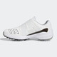 阿迪达斯（adidas）高尔夫球鞋男士ZG23系列新款球鞋 轻量防滑防水有钉鞋 BOA运动鞋  GY9713 白/黑/银 44 （UK9.5）