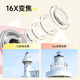 SONGDIAN Digital Student Entry-Level Camera Portable Card Machine Vlog HD Camera DC302 Fairy Powder 32G Memory