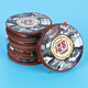 Xionghuo fish line main line group 4.5 meters 2.0# pure handmade finely tied finished spot line group silicone space bean lead leather floating seat