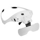 Mr. Crazy Head-mounted Magnifying Glasses Pore Pulling Blackheads and Acne Eyebrowsist Glasses Beauty Salon Special Light Eyebrow Grafting BST-9892B1 Battery Model