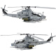 Academy American Aircraft Bombing Fighter Assembly Armee Simulation Ornament Geschenk Import Modell 1/35 AH-1Z Viper bewaffneter Hubschrauber 12127