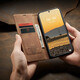 Huawei Mate60 Mobilfunkkoffer Flip Leder Case Mate60Pro Schutzhülle Mate60Pro + Vollkontakt Anti-Fall-Silikon Business Case Mate60Pro [braune Farbe] [Fall-Sicht 丨 Wear-Resistant 丨 Ant-Fingerabdruck]