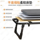Xingqibao Mittagessen Klapperbett Haushalt Ein Büro-Nickerchen Einfacher Hardboard-Begleitbett für Erwachsene tragbares Campingbett [BOLD Square Tube] verbessertes Schwammmodellbreiten 60 cm