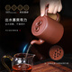 Centennial Liyong Yixing famous purple sand pot pure handmade raw mineral clear cement double circle pot Kung Fu tea set teapot 450cc clear cement 450ml