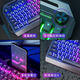 
Water Source Road Multimedia Wired Lighting Keyboard Mouse Headphone Set Electrical Machinery Hand Feeling Internet Cafe Computer Notes YK845-Green Color Block [Key and Mouse Headphones Audio Four-Piece Set] With Knob