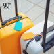 90 points colorful silicone luggage tag boarding pass suitcase consignment tag trolley case identification tag medium yellow