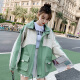 JOYOFJOY spring and summer women's jacket women's Hong Kong style Korean style loose student versatile casual workwear jacket women's trendy JWWT202680 green M