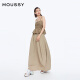 
Moussy new summer American hot girl style pleated straps for women 010HSK30-1390 150 khaki color equal size
