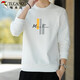 Woodpecker (TUCANO) sweatshirt men's casual versatile long-sleeved T-shirt men's loose round neck pullover student tops men's white XL