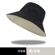Yang Zhuogongzi fisherman hat, sun protection hat for men and women, reversible outdoor sun hat, men's fishing hat, versatile four-season beach hat, reversible, black + rice, small brim
