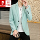 Pier Cardin printemps et automne imitation Suit en laine Veste pour hommes épaissie de style coréen occidental veste mince de corps à la mode