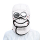 Mu Dingding winter warm riding hat, windproof and cold protection mask, full face windproof ear protection mask, universal men and women, beige L (58-60cm)
