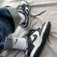 Zapatos de baloncesto Nike zapatos para mujeres airjordanaj1 zapatos de tablero primavera en la primavera de zapatos deportivos transpirables y livianos productos modernos DH9764-001/Little Panda 37.5 en blanco y blanco 37.5