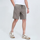 Dance with the wolf [quick dry four-sided elastic] Commuting casual elastic and versatile breathable men's shorts 701 khaki 54/XL