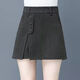 Gtyuwvg Shorts de cintura alta para mujeres Falda de ropa exterior suelta Falta de dos piezas Falta de dos piezas y otoño 2023 Nuevo estilo Slim y de moda pantalones para mujeres Pantalones Khaki 7027 Single Size S 95 Jin [Jin equivale a 0.5 kg] por debajo