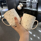 Xibaisheng high-end ceramic water cup set family hospitality cup teapot teacup housewarming wedding gift tea set light luxury water set 9-piece set 681 gift box packaging