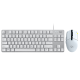 罗技（Logitech）K835机械键盘 键盘游戏鼠标套装 G304 LIGHTSPEED无线鼠标  绝地求生FPS鼠标英雄联盟LOL吃鸡 K835红轴+G304白色