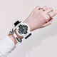 Park RI Watch Schüler Junior High School weiblich Ins Stil Internet Berühmtheit Einfache elektronische Uhr Harajuku Sport frisch 918 692-32 Pink Gold Watch + Batterie