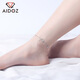 Aido Diamond pt950 platinum cute anklet for women, fashionable platinum playful cute claw anklet, weight 3.7-3.9 grams, length 22+2cm