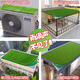 Qingya awning silencer mat silent air conditioner outdoor unit anti-drip lawn soundproof cotton iron awning roof balcony rainproof 3cm encrypted silencer grass (1 meter wide * 10 meters long)