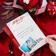 FALAMAONE men's wallet luxury short wallet gift box 520 Valentine's Day birthday gift for my husband boyfriend father QB206-1 [high-end gift box packaging]