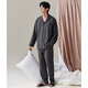Modal Pyjamas Herren 100% reines Baumwoll Herbst -Strickjacken Langarmhosen Frühling und Herbststil Teenager großer Größe Revers Home -Kleidung Set L12213 L