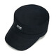 Jeep Hat Men's Fully Sealed Flat Cap Outdoor Leisure Hat Winter Solid Color Embroidered Peaked Cap Black L (56-58CM)