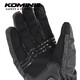 Komine Sicherheit/Innovation Motorrad mit samtiges Wasserdurchdringungshandschuhen mit langem Handgelenk für Männer und Frauen GK-846 Rock Limette L.