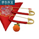 MiU Se handmade persimmon baby pin, safe pendant for pregnant women and babies when going out, ancient sand gold handmade red rope safety brooch, red rope pin plus a safety helmet A05-204