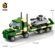 United Creative Building Block Assembly Toy Boy Space Rocket Military Tank Toy Boy Birthday Gift June 1 Children's Day Tank Car