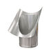 Galvanized spiral round duct saddle accessories flat interface oblique socket pipe mouth chimney exhaust ventilation customization oblique saddle 250mm