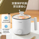 Midea electric cooker, electric hot pot, small electric cooker, dormitory small pot, student dormitory all-in-one instant noodles, small hot pot, multi-functional pot 1.7L small electric cooker for 1-2 people XZE1612